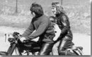 John, Myself and Gail Squeezed in between us, at Cadwell in 1969.