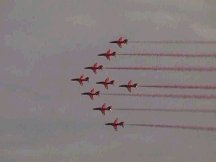 The Red Arrows Over Ramsey