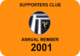 TT Supporters Club Membership Card